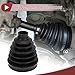 HEROFFIX 1 Set CV Joint Boot Kit for Mercedes-Benz GL350 2013-2016 Outer Constant Velocity Joint Boot W/Clamps No.A1663300285 Black Rubber