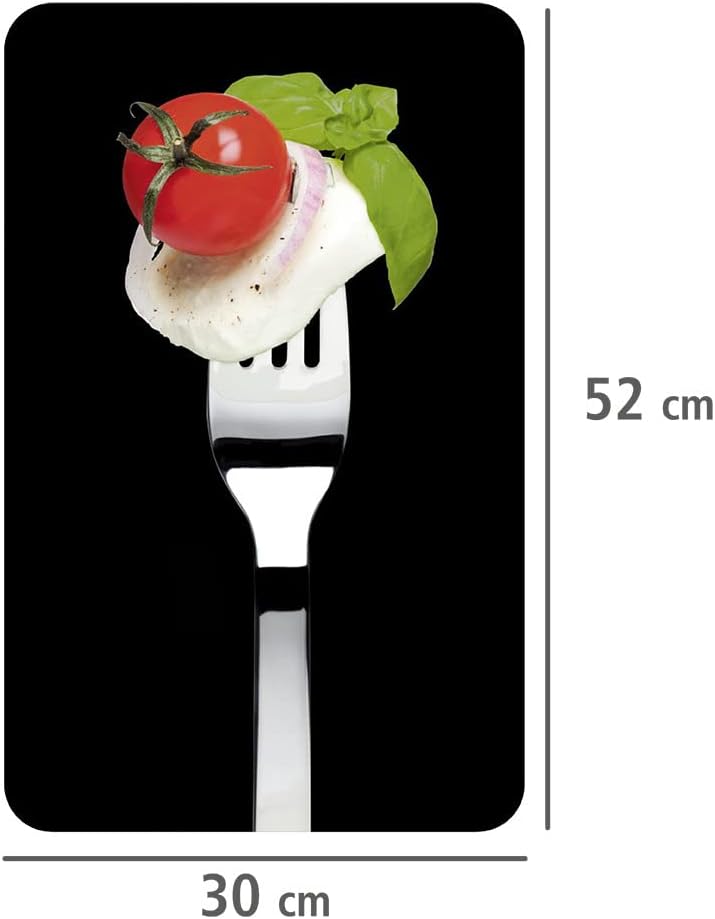 Wenko 2-Piece Universal Caprese Glass Covers, Multicolor