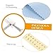 BESTonZON 1set Thumb Piano Accessory Kit Pain Thumb Sleeves Tuning Hammer Random Cleaning Cloths and Scale Stickers for Beginners for Identification and Learning