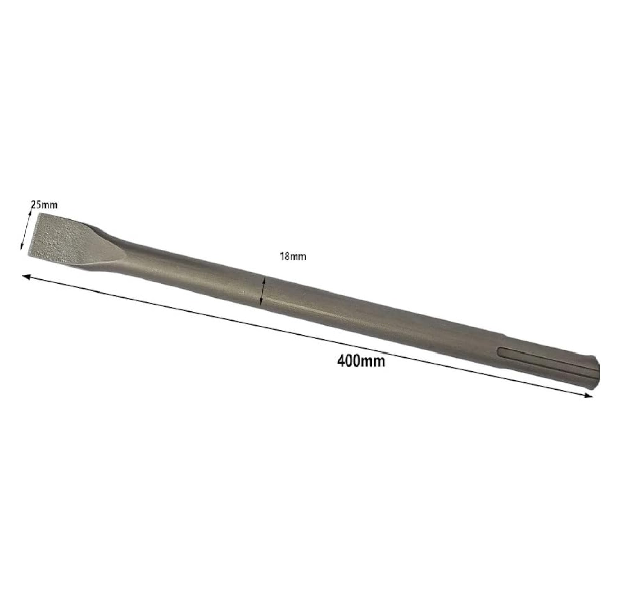 Point and Flat Set Hammer Chisel, 400mm