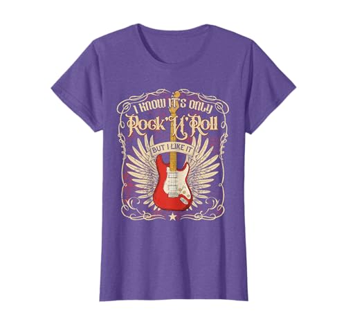 I Know It's Only Rock'n'Roll But I Like It, Rock Music Fan T-Shirt