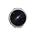 White Star Nebulae Hand Compact Mirror Round Portable Pocket Glass