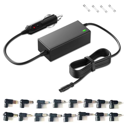 VHBW Universal Car Charger 12V-24V DC Adapter 45W/65W/90W for HP Dell Lenovo Acer Asus Toshiba Sony Samsung LG Monitor TV JBL Bose Speaker Laptop Power Supply