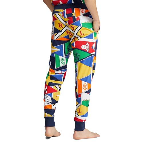 Image of POLO RALPH LAUREN Rib Waistband Knit Sleepwear Joggers