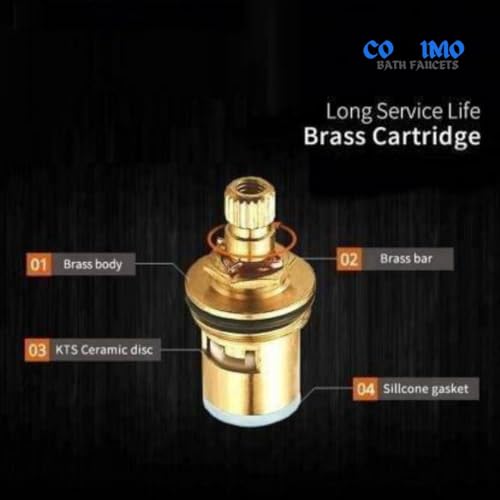 Image of BATHBLISS Stainless Steel Turbo Bib Cock with Wall Flange - Pack of 3