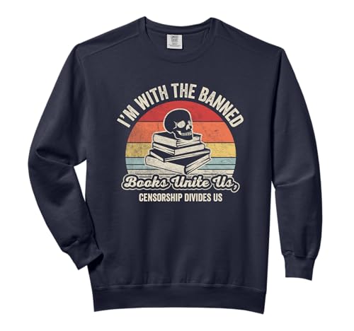 I'm With The Banned Books Unite Us Comfort Colors Adult Sweatshirt