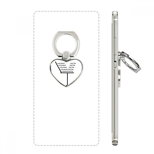 Cadeau anneau de téléphone Long Island Ice Tea cocktail cœur