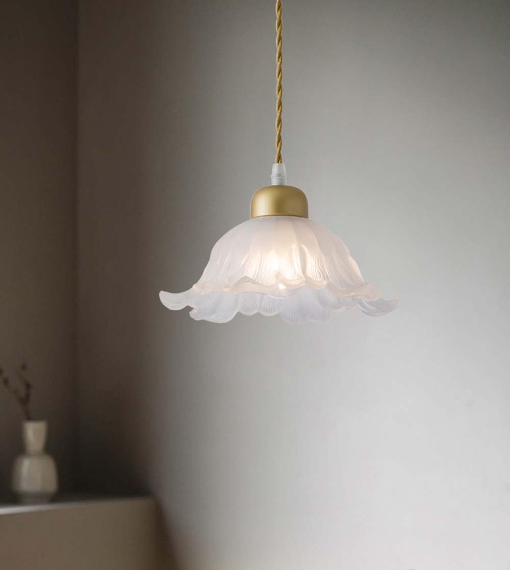 Messing hanglamp glazen kap verstelbare hanglamp glazen plafond hangende lampen moderne kroonluchter licht