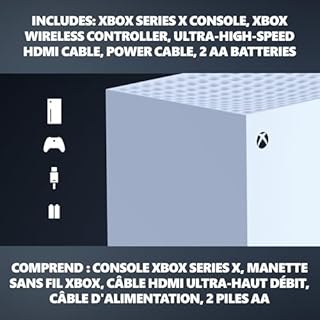 Xbox Series X - All Digital Gaming Console - 1TB SSD (2025) - Includes Xbox Wireless Controller - 4K Gaming - 120FPS - Robot White - Series X All Digital Edition