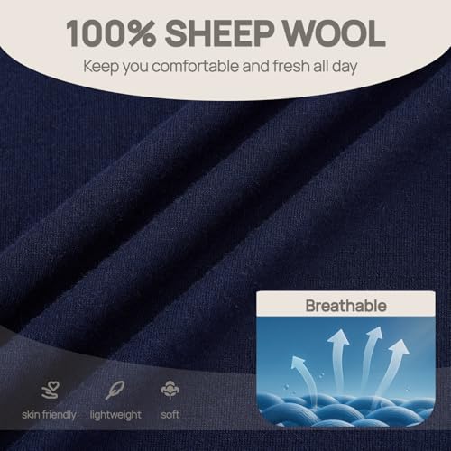 VPG Wool Sweaters for Men, Crewneck Long Sleeve Regular Fit Knit Pullover for Casual Or Dressy3