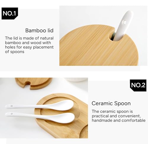 Condiments Boîte en Céramique pour Protéger le Sucre de l'Humidité