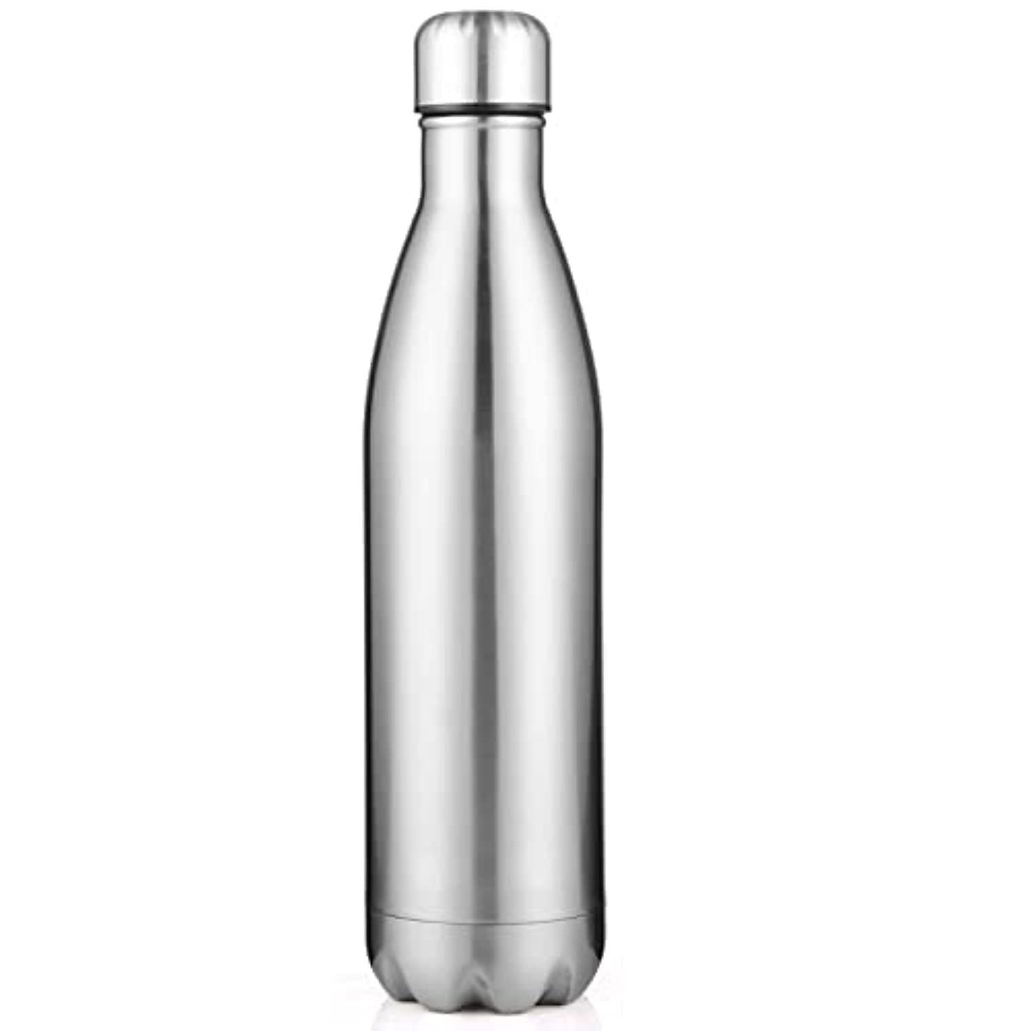 25oz/750ML Stainless Steel Water Bottle Double Walled Sports Vacuum Insulated Cola Shape Travel Thermal Flask BPA Free