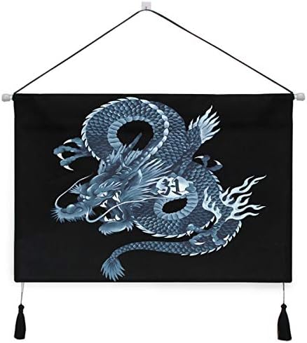 龍タペストリーと掛け軸台コンパクトセット