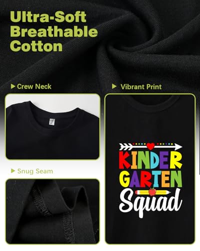 Image of First Day of Kindergarten Shirt for Girls Boys Kids Toddler 1st Day of School Shirts in My Kindergarten Era Cotton Tshirt