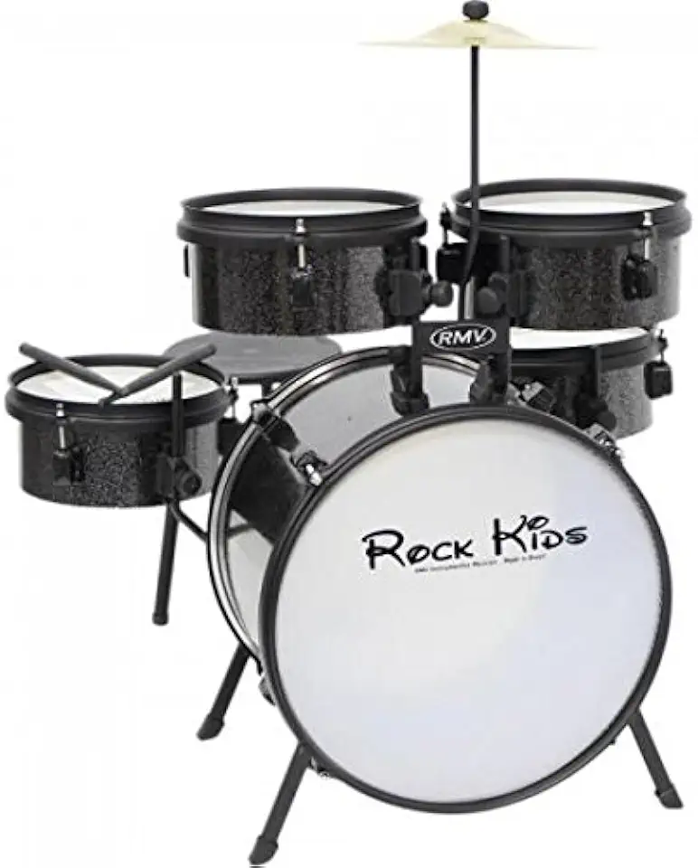 Bateria Infantil ROCK KIDS Prata RMV