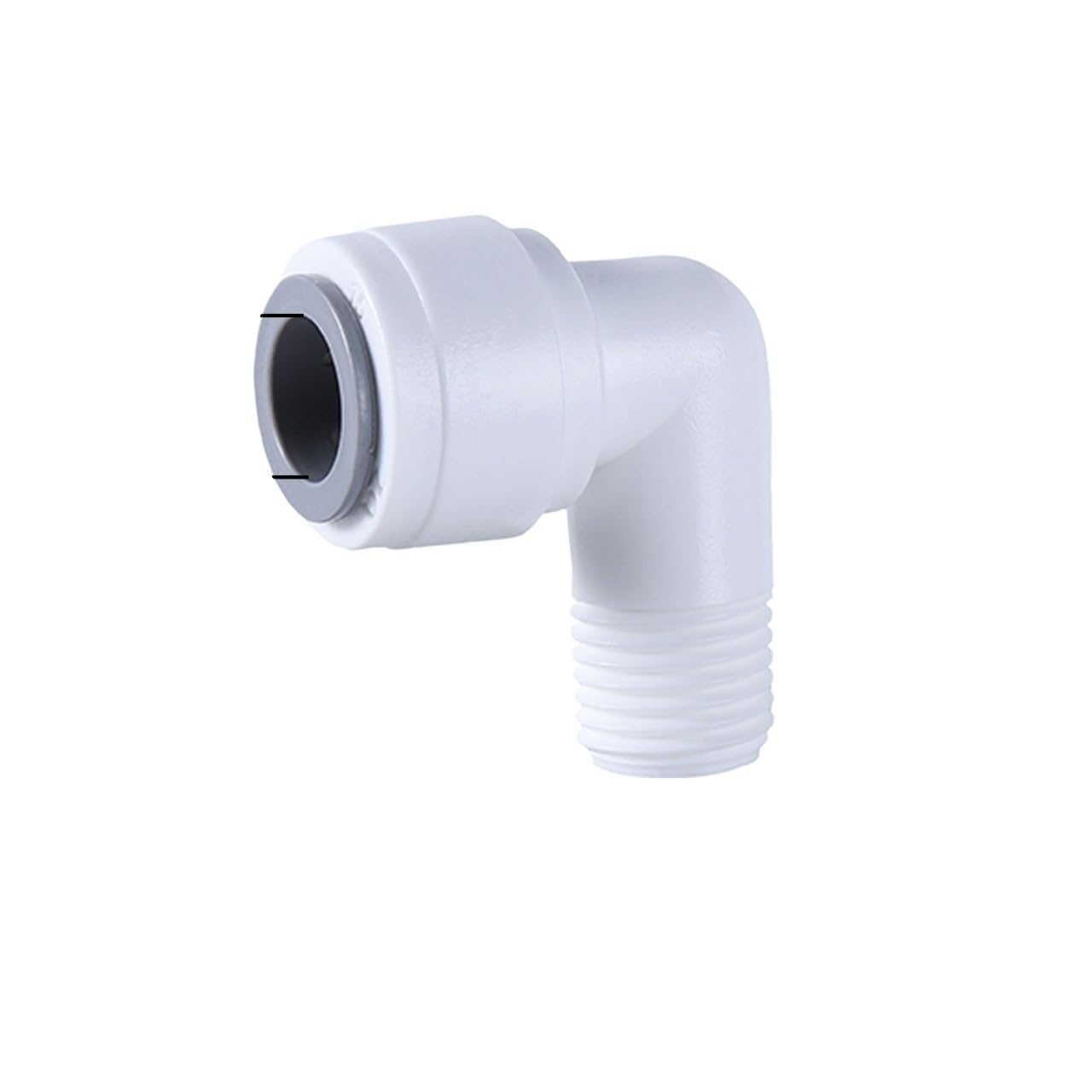 VCALDGFZ 90 Degree Elbow RO Water Fitting 15 Types Male Female 1/4 3/8 POM Hose PE Pipe Connector Filter Reverse Osmosis Parts(10)