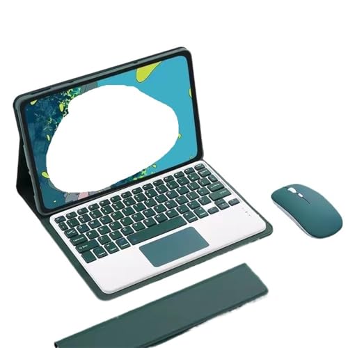 Teclado QWERTY Xiaomi Pad 5 funda protectora cuero ratón inalámbrico
