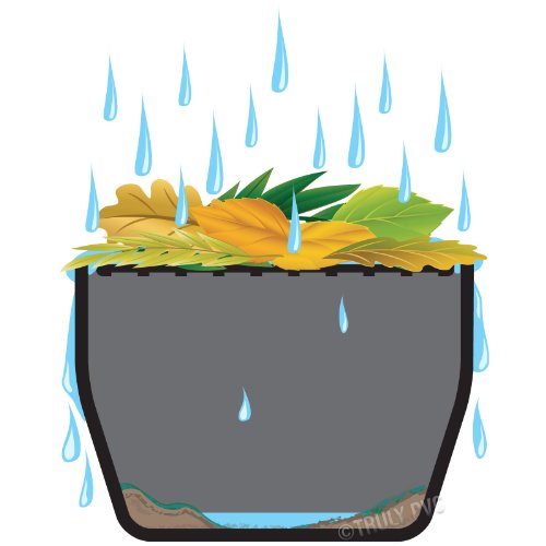 10 x 4 m, 40 m, 100 mm, colore: nero a forma di