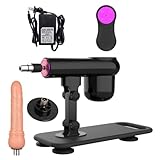 Fickle Maschine Maschinen & Geräte mit Dildos Einstellbares Geschwindigkeitswinkel Sexmaschine mit 3xlr Aufsatz für Männer und Frauen Sexspielzeug für die Sie Solo (A1+Saugnapf)