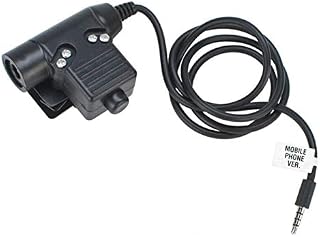 ArmorMason U94 PTT System Compatible with 3.5mm Mobile Phone/Android/iPhone (Military/NATO-US Wired)