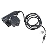 ArmorMason U94 PTT System Compatible with 3.5mm Mobile Phone/Android/iPhone (Military/NATO-US Wired)