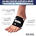 SB SOX Arch Support Sleeves for Plantar Fasciitis Relief (1 Pair) – Foot Compression Sleeves for Plantar Fasciitis and Arch Support for Everyday Use (Gray, Large)