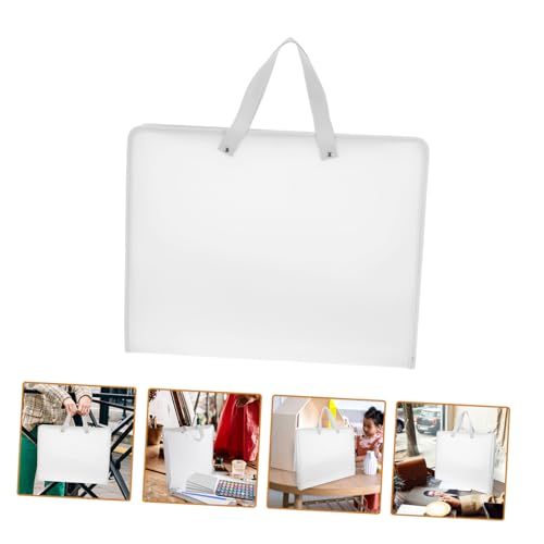 Sac de rangement pour dessins blanc contre la pluie et les déchirures