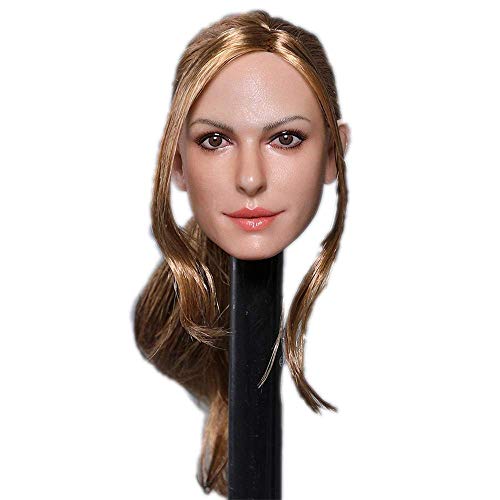 Preisvergleich Produktbild NEDTO 1 / 6 Scale Female Figure Head Sculpt, Beauty Charming Girl Doll Head for 12" Action Figure Phicen, TBLeague DH031 (D)