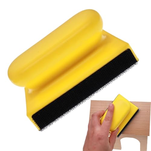 Bloque de lijadora de mano para madera | Suministros de pulido de modelo | Discos de pulido de modelo - para carpinteros, pintores, artesanos, artistas, apartamentos, estudios de arte, talleres