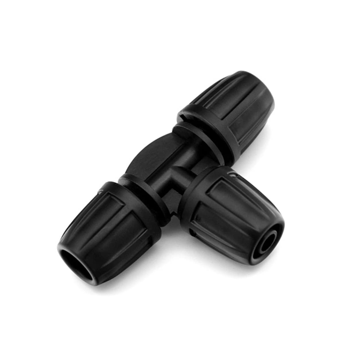 Connettore a T, 100 pezzi irrigazione a goccia raccordo a T tubo flessibile ugello a goccia kit irrigazione a goccia adattatore for irrigazione T spinato tubo for irrigazione da giardino