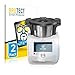 BROTECT Protector Pantalla Compatible con SilverCrest Monsieur Cuisine Connect Protector Transparente (2 Unidades) Anti-Huellas