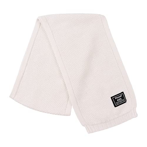 Image of PESAAT Kids Winter Infinity Scarf Knit Cotton Toddler Boy Girls Scarves