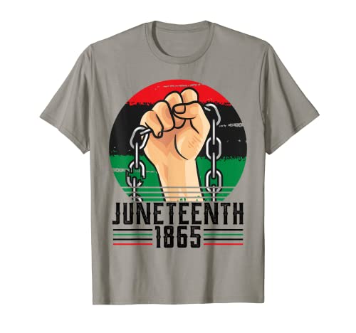 Juneteenth 1865 - Orgullo de bandera de First Freedom 2022 Camiseta