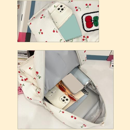 Sac à dos pour ordinateur portable femme spacieux contre la surcharge scolaire - 7
