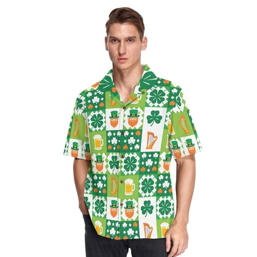 Chemise hawaïenne tendance urbaine manches courtes homme été taille S