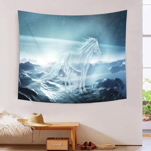 Tapisserie Murale 3D Horse MJFCoin : Rénover un Mur sans Peinture 180x230