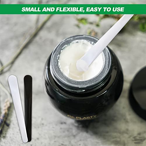 Kosmetikspatel, 12 Stück Spatel Kosmetik Cremespatel Klein Plastik Creme Spatel Kosmetik Maske Löffel Mini Make Up Spachtel