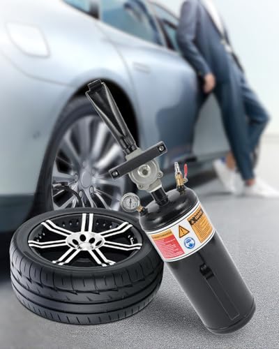 Image of ECCPP 8L 2.1 Gallon Handheld Tire Bead Seater Air Bead Blaster Tool Trigger Seating Inflator for Vehicle Car Truck ATV, Black