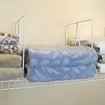 Evelots Wire Shelf Dividers -10 Pack- Closet Storage & Organization for Office/Pantry/Garage - Tall Shelf Separator - Easy Clip-No Tool - Solid Coated Steel - Image 2