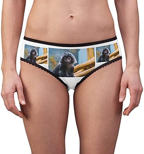 Javan Langur Monkey Panties, Javan Langur Monkey Underwear, Briefs, Cotton Briefs, Funny Underwear, Panties For Women