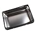 GLOGLOW Cat Litter Box, Practical Stainless Steel Extra Large Size Cat Litter Box with Lid High Sided Walls Anti Top Entry Design Cat Litter Box for Pets (Black)