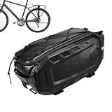 Satteltasche für Fahrrad, 17 l, groß, reflektierend, wasserdicht, Aufbewahrungstasche für Fahrrad, für Strandsport, Motorrad, Gartenarbeit, Camping, tägliche Reisen