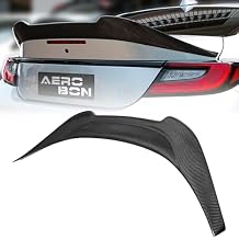 AeroBon Real Carbon Fiber Trunk Spoiler Compatible with 2022-2026 Toyota GR86 Spoiler, Subaru BRZ Spoiler VE Style Vortex Extension