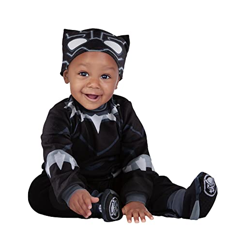 Disfraz Deluxe Infantil Black Panther Marvel 12-18m