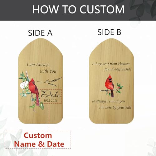 Image of ASTARIN Personalized Wind Chimes Outdoor Large Deep Tone,Large Customized WindChimes for Outside Tuned Relaxing Soothing Low Bass,Memorial Wind Chimes Sympathy for Mom Dad