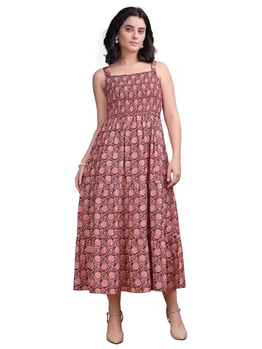 Image of PURVAJA Women's Cotton Dress(Floe-191-194)