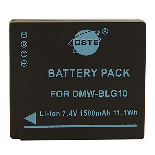 DSTE® DMW BLG10 Li Ion Batería para Panasonic LUMIX DMC GF3, DMC GF5, DMC GF6, DMC GX7, DMC LX100 Cámara