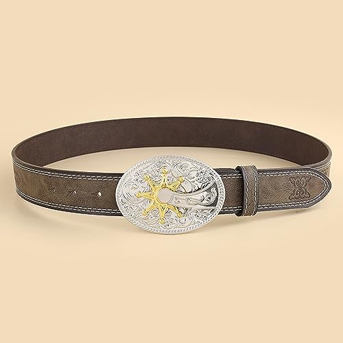 Vintage Western Belt Cowboy Belts For Men Western With Big Buckle Leather Belt Engraved Flower Buckle Belt Jeans Belt4