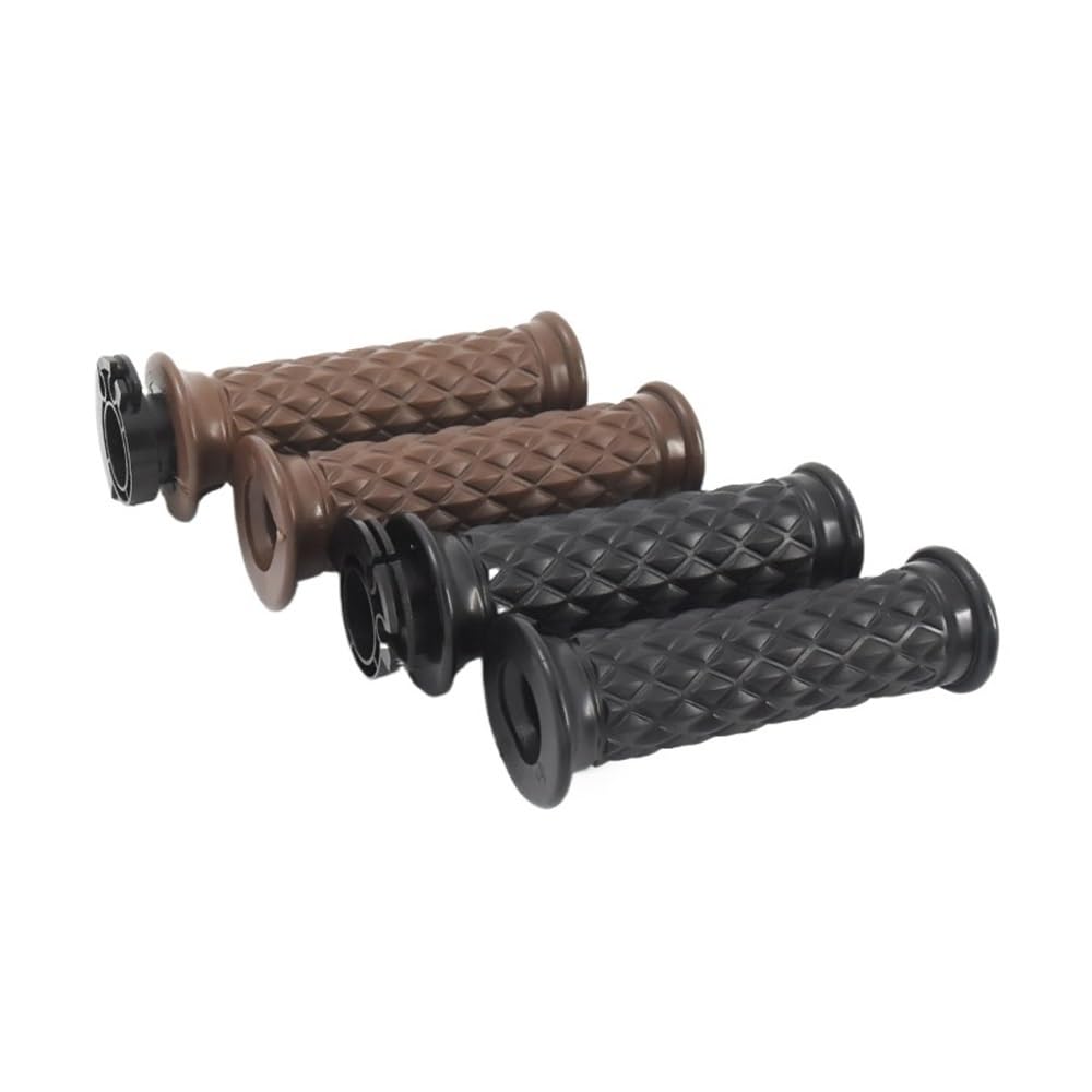 Poignées De Guidon Universelles en Caoutchouc pour Moto, Style Vintage, Style Cafe Racer, 22 Mm, avec Bloc De Fixation guidons Couverture