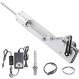 JQDML UPGRADED VERSION Strong Higher Torque Motor Max Torque 40 lbs,Reciprocating Linear Actuator Motor DC 24V Variable Speed 25-120rpm,Adjustable Stroke 1.18' to 6',with Power Adapter(24V150mm120rpm)